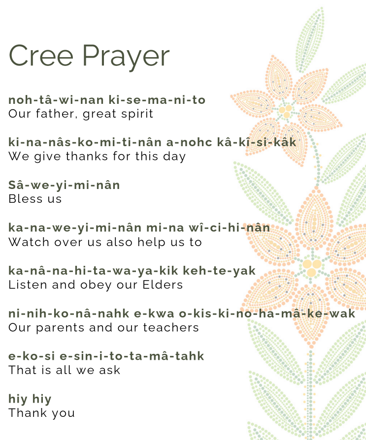 Cree Prayer