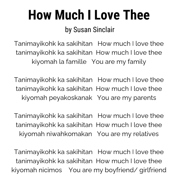 How Much I Love Thee Song