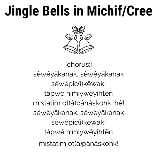 Jingle Bells in Michif/Cree